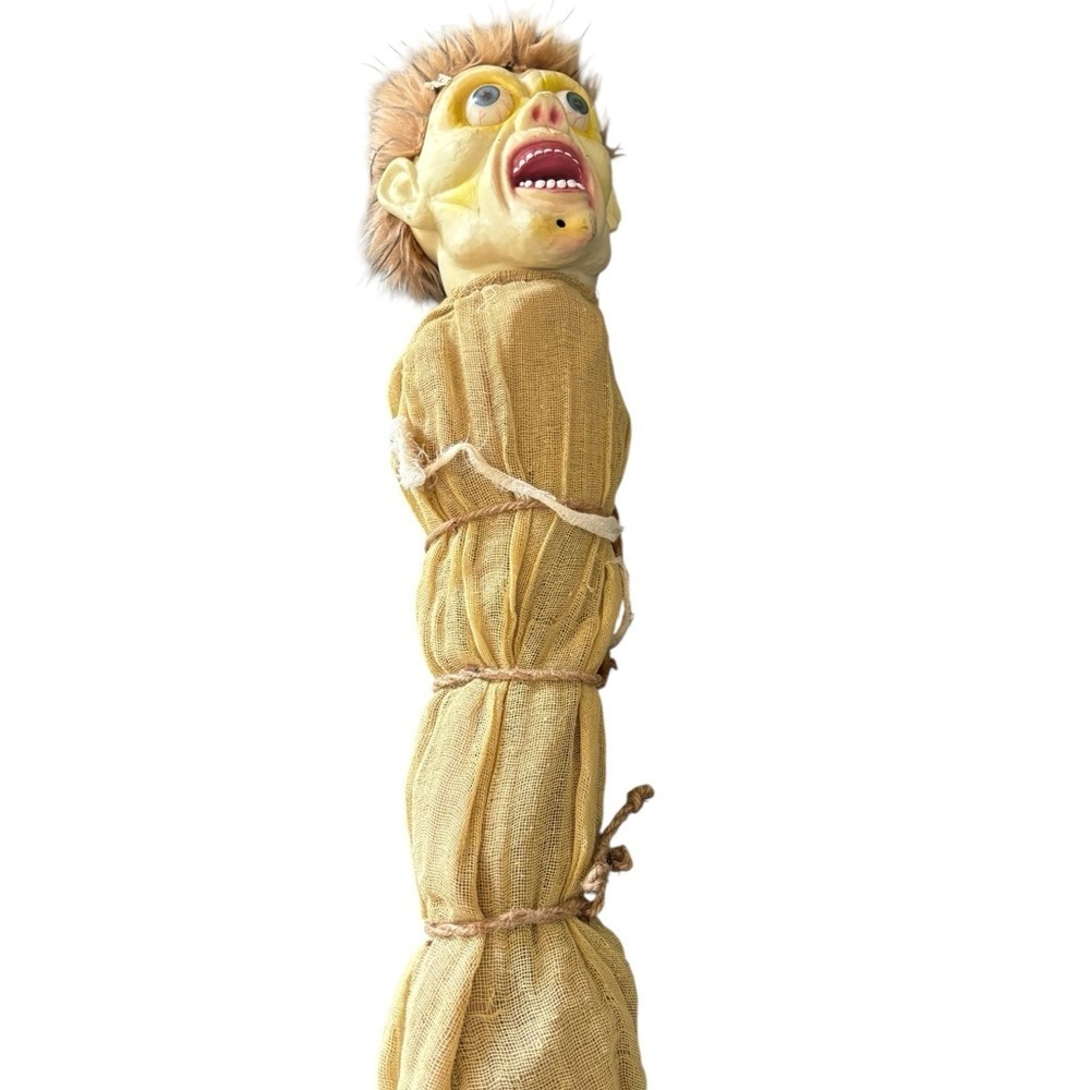 VTG Gemmy Hanging Animated Body Bag Moaning Zombie Halloween Party Prop Creepy